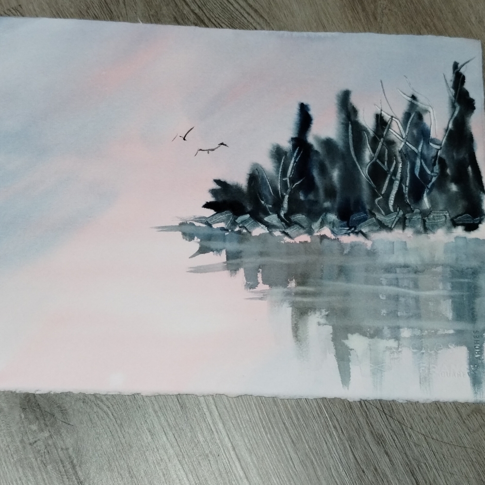 Unframed artwork